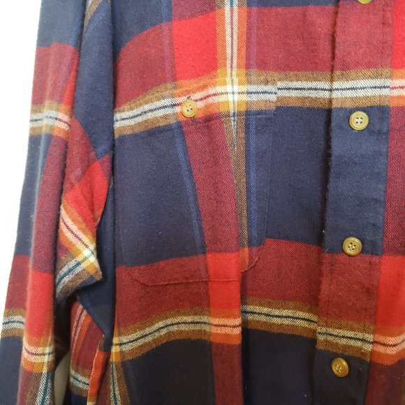 Vintage Flannel Shirt Arrow Sport Big And Tall 3X Acrylic Hong Kong - Picture 5 of 8